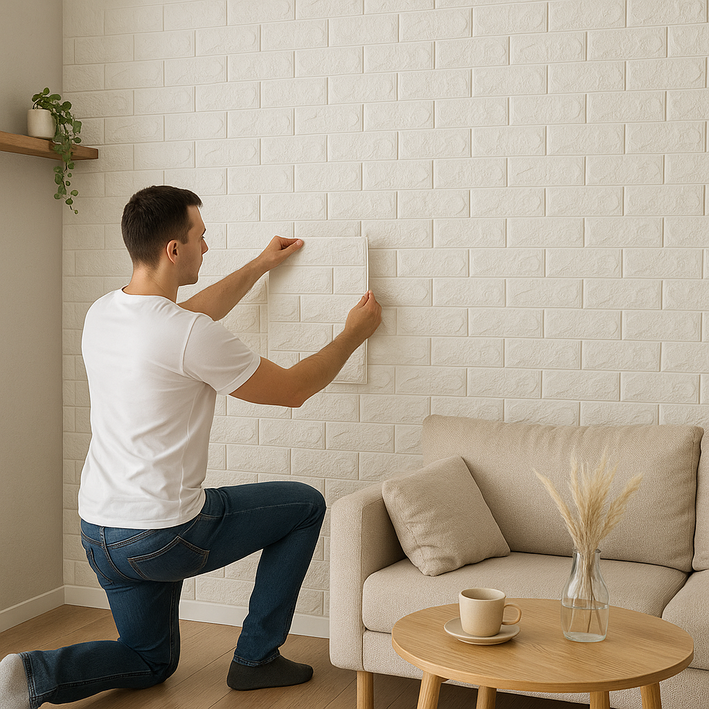 3D Самозалепващи тапеи