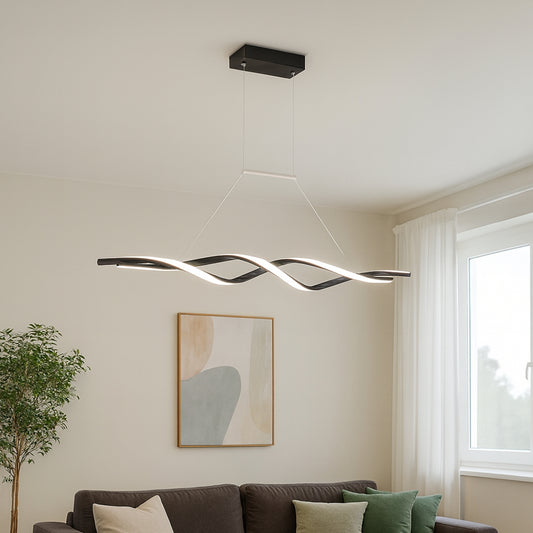 LED Висящ полилей 100см ЧЕРЕН | ПЛ-12 100см Черен